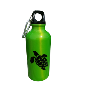 400ml Aluminium Water Bottle - Turtle (Green)